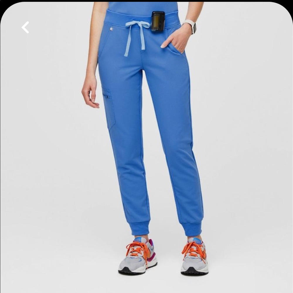 Brand new - Jogger Scrub Pants - S/ Capri Blue